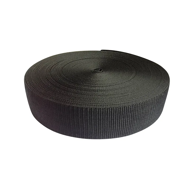 Sort genanvendt PP -webbing